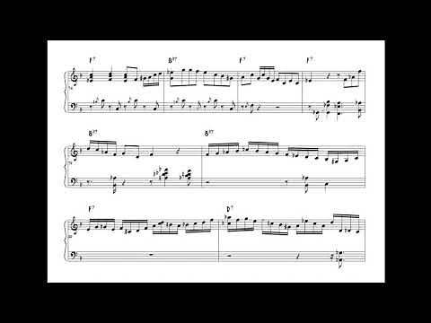 Oscar Peterson - Billie's Bounce (Transcription)