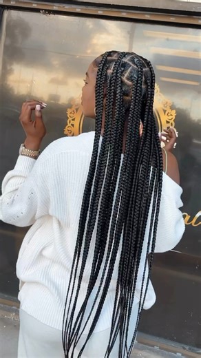 2.2M views · 4.5K reactions | Large knotless braid  #largebraids #braids #braider | Braids by Antoinette | Facebook