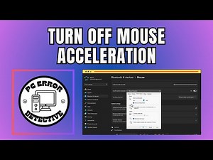 How To Turn Off Mouse Acceleration In Windows 11 - Quick Tutorial