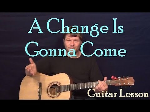 A Change is Gonna Come (Sam Cooke) Easy Guitar Lesson How to Play Tutorial