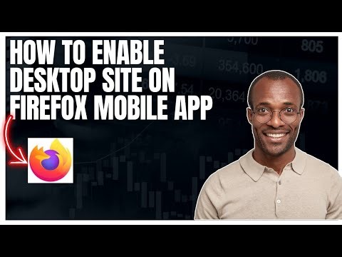 How to enable desktop site in Firefox mobile