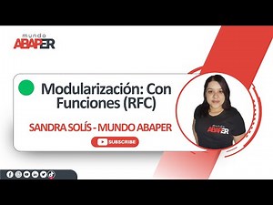 SAP ABAP from Scratch - #23 Modularization with Functions (RFC) in ABAP - Abaper World - Sandra S...