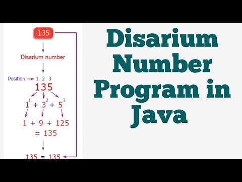 Disarium Number Program in Java | ICSE and ISC