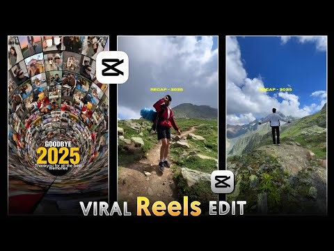 2025 Recap Reels Editing In Capcut | 2025 Recap Reels Tutorial | Recap Video Editing In Capcut App