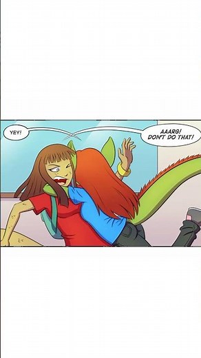 Victory hug -Human with Dragon Traits,Twin Dragons