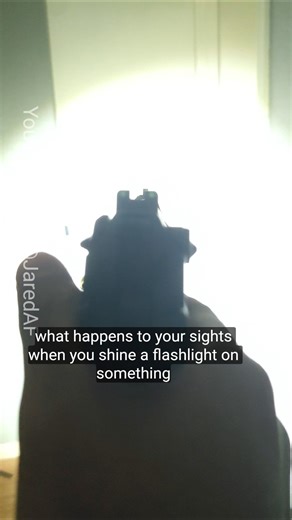 blacked out sights at night