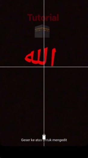 tutorial buat tulisan Allah SWT