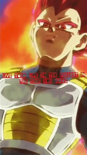 Vegeta Quote Day 3/365 #dragonball #motivation #shorts