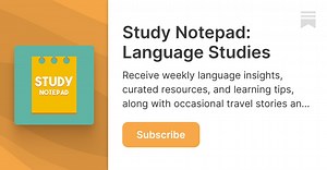 Voice Notes by Study Notepad  | Study Notepad: Language Studies | Victoria | Substack