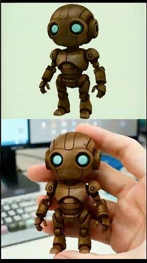 Let’s use Rodin AI by Hyper3D to generate a few robots! 🤖