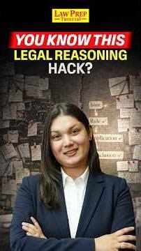Hacks That Help You in Legal Reasoning Section #shorts