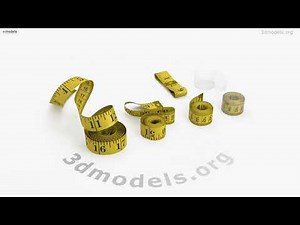 Tailor Measuring Tape 3D model by 3DModels.org