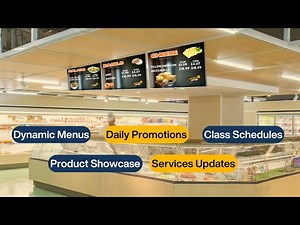 Smart Display Pro, Live Marketing and Menus