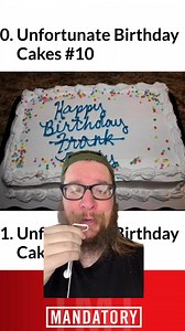 Funny birthday cakes #comedy #joke #laugh | Zach Shirk