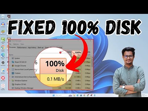 How to Fix 100% Disk Usage in Windows 11/10/7 | High Memory Usage | Virtual Memory