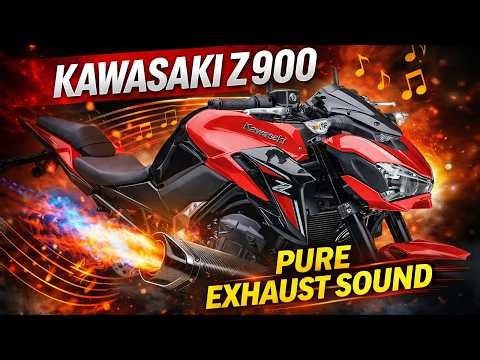 Kawasaki Z900 | Pure Exhaust Sound & Brutal Inline-Four Power