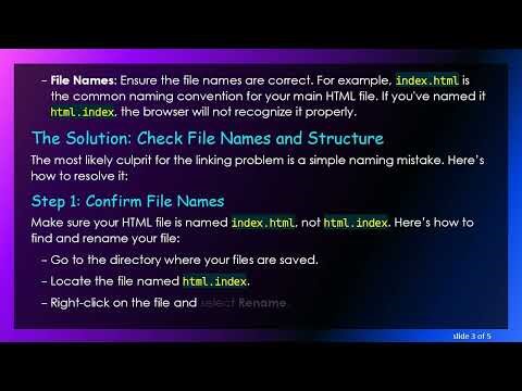 Fix Your CSS and HTML Linking Issues in Sublime Text 3: Common Mistakes to Avoid