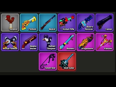 All Guns in Blox Fruits Showcase