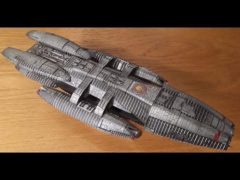 Moebius models Battlestar Galactica kit review and build review
