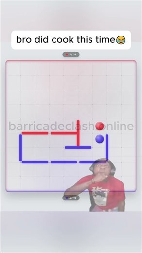 bro did cook this time 💀 visit barricadeclash.online to play for free #BarricadeClash #GamingShorts