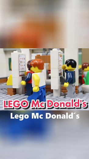 LEGO Mc Donald's 🍔🍟#legomcdonalds #lego #legoanimation #mcdonalds #stopmotion #fyp #fypシ