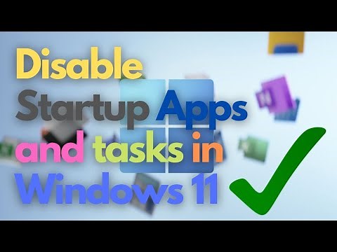 How to Disable Startup Programs in Windows 11