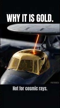 Why Modern Aircraft Use Gold Cockpit Films To Shield Pilots From RF Radiation.