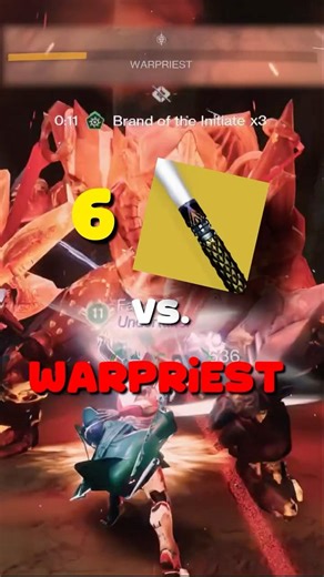 6 Praxic Blades vs. Warpriest! ⚔️💪 #destiny2