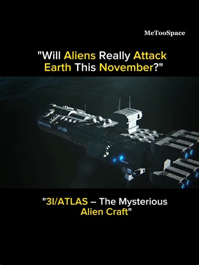 24K views · 258 reactions | "Will Aliens Really Attack Earth This November?" "3I/ATLAS – The Mysterious Alien Craft" #space #science #fact #facts | MeToo | Facebook
