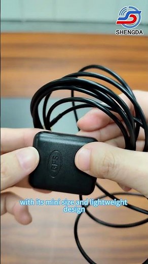 No Drilling! SHENGDA GPS001 Mini Magnetic GPS Antenna, 1-Min Install