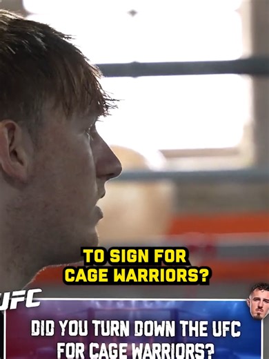 Tom Aspinall Explains Turning Down UFC for Cage Warriors