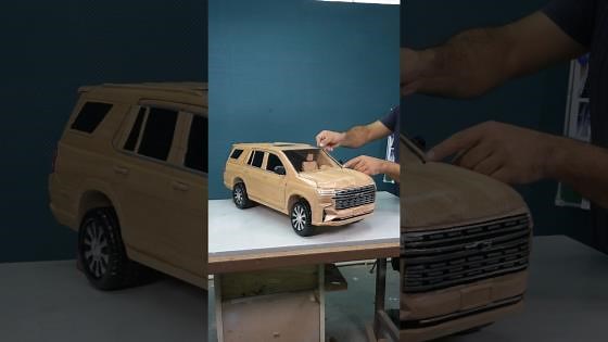 Wooden Chevrolet Tahoe? Check out this custom truck!