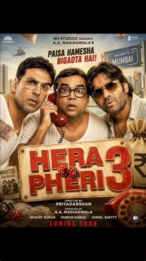 Hera Pheri 3 New Update | Suniel Shetty | Akshay Kumar | #movie #comedy #herapheri3
