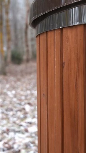 Wood fired Hot Tub by Eden Hut