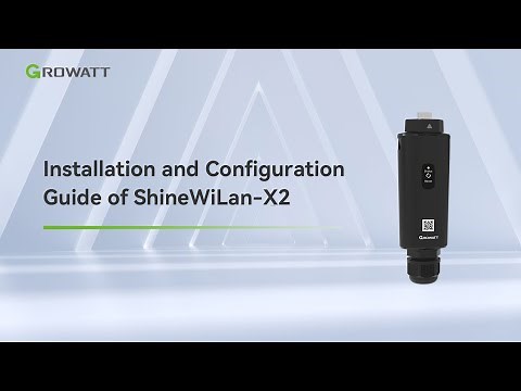 Installation Guide: Growatt ShineWiLan-X2 Easy Setup for WiFi and LAN
