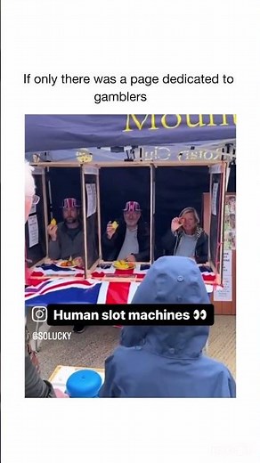 Reallife human slot machine
