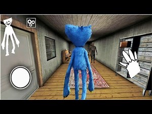 Playing as Huggy Wuggy (Poppy Playtime) in Granny Chapter Two | Mod Menu