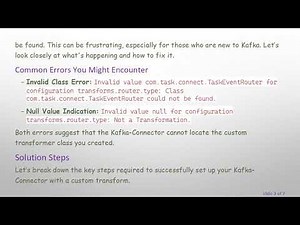 How to Set Up Kafka-Connector with Custom Transform in Debezium