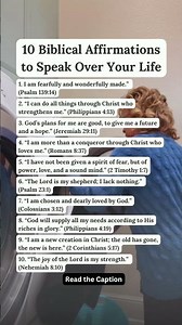 10 Biblical Affirmations to Speak Over Your Life