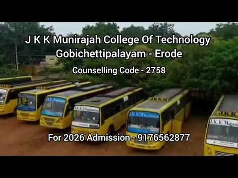 J.K.K. Munirajah College of Technology Erode| BE BTech | Anna University #JKKMCT #Engineering2026