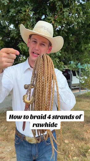Mastering 4-Strand Rawhide Braiding Techniques