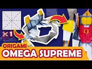 How to make a Transforming Autobot OMEGA SUPREME Origami Transformer - ROCKET BASE