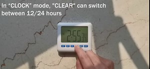 Magnetic Clock Kitchen Digital Timer with Alarm, 12/24 Hours Big Screen Loud Alarm & Strong Magnet, Count-Up & Count Down for Kitchen Baking Sports Games Office Study (Black)