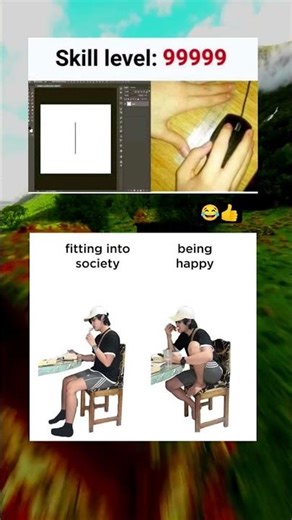 Being Happy 🤠👍 #memes #shorts