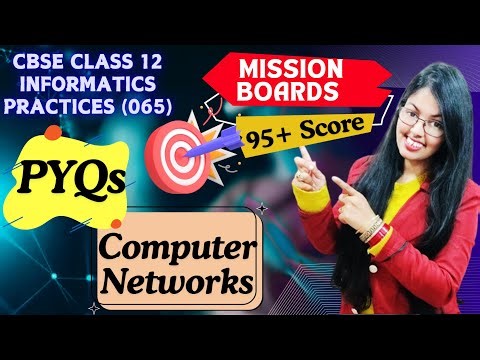 PYQs of Computer Networks | Important Questions of Computer Networking | CBSE Class 12 IP (065)