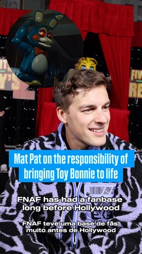 WHO LET US OUT on Instagram: "Mat Pat who has been a longstanding part of FNAF shares the process of creating Toy Bonnie’s voice and his responsibility to the fans of the franchise stepping in as a voice role this time. More on wholetusout.com"