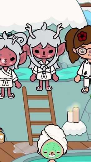 Spa Day Worker Daily Routine in Toca Life World