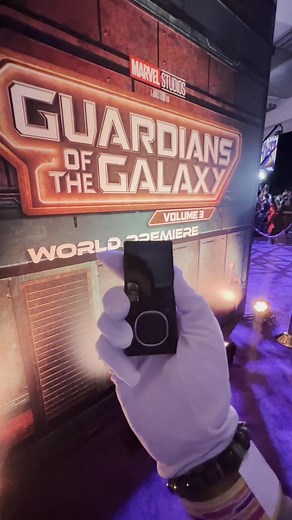 the Microsoft Zune took center stage at @marvelstudios’ Guardians of the Galaxy Vol. 3 World Premiere, and the results are flawless 🔥 experience #GotGVol3 only in theaters 5/5 #microsoft #fyp #marvelstudios