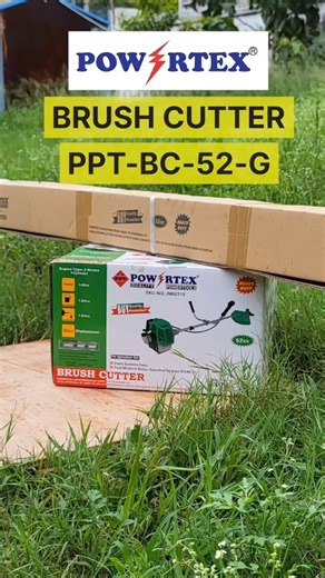 Powertex Tools on Instagram: "Powertex Brush Cutter – Model PPT-BC-52-G Built for professionals who need power, durability & precision. ⚡ Specifications: ✅ Heavy 2-Stroke Engine, 1 Cylinder – 52cc / 1.65kW ✅ Heavy-Duty Attachment Rod ✅ Easy Start System ✅ Fuel Capacity: 1 Liter ✅ Fuel Mixture Ratio: Gasoline:Oil (40:1) ✅ Ideal for cutting dense undergrowth 💪 Take on tough jobs with Powertex Tools – Built to Last! #PowertexTools #BrushCutter #GardeningTools #FarmingSolutions #BuiltToLast"