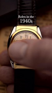 Rolex Bubble Back Ring of Fire from the 1940s. Here we have a fine condition Rolex steel and 14K yellow gold Oyster Perpetual „Hooded" Bubble Back Ref. 3065 from the 1940's. Featuring a 32mm diameter tonneau shaped 2 piece case with a smooth bezel, screw down case back, and screw down period gold Oyster Patent crown. With a beautiful radium burned dial and aged luminous Arabic indexes and matching Lume on the mercedes hands. The hooded bubblebacks are among the scarcest and most desirable of the